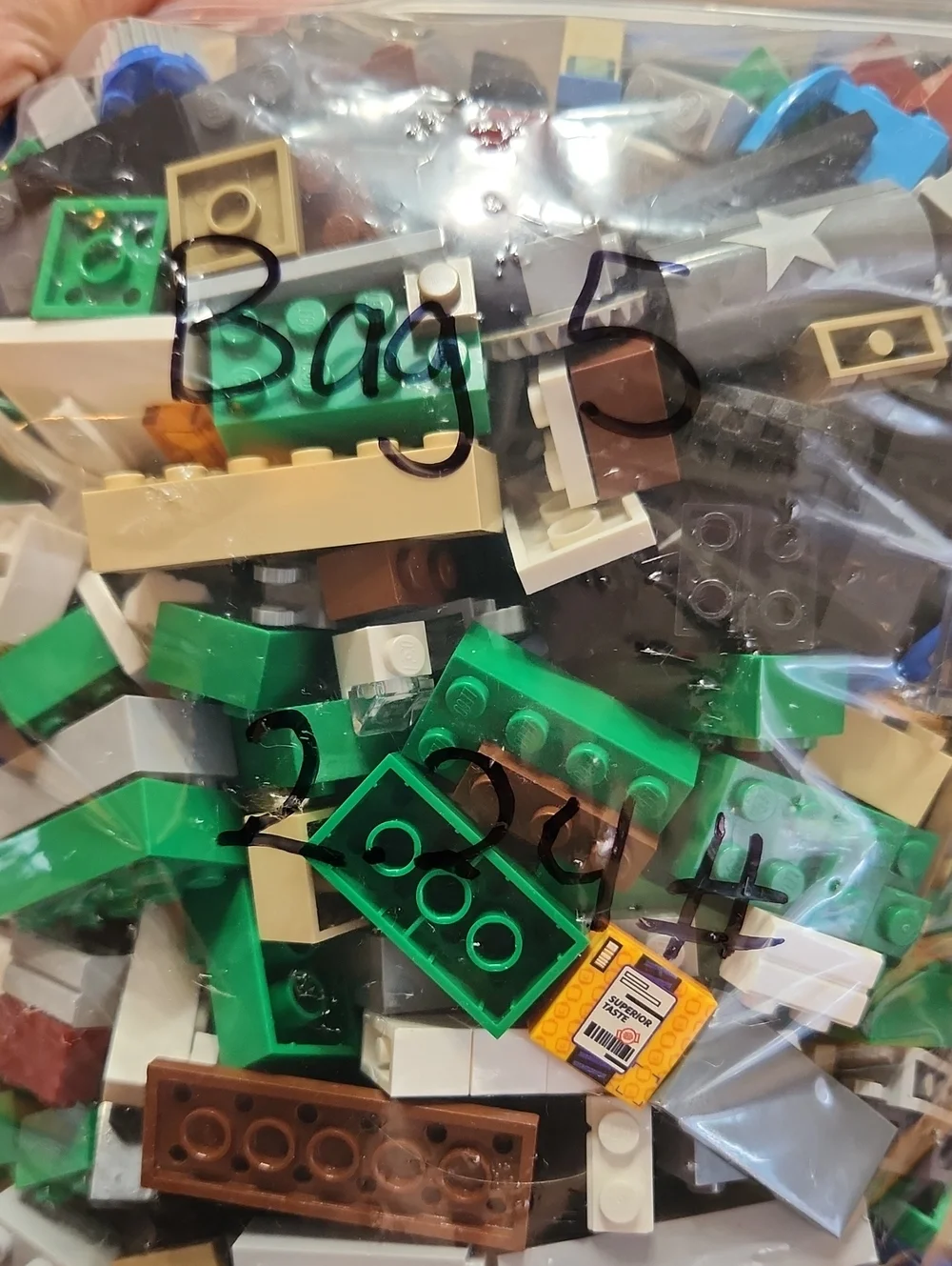 LEGOS Brick Lot 2.24 Lbs Bag 5 - Picture 3 of 3